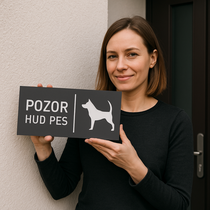 Vorsicht vor dem bösartigen Hund