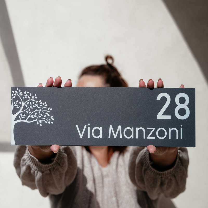 Numero civico Albero