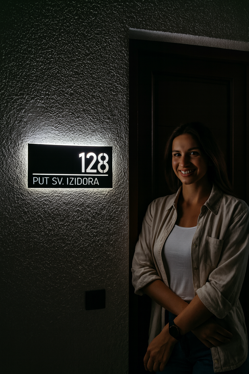 Número de casa LED 1