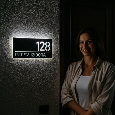 Número de casa LED 1