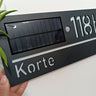 Solarna hišna številka